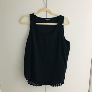 Pleated Back Tank Top